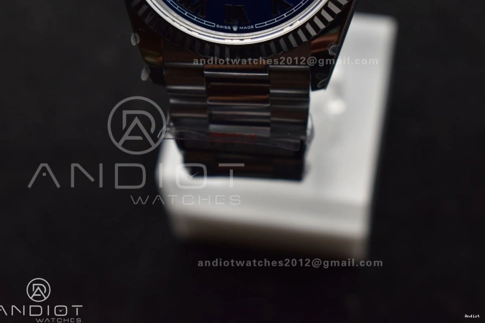 SS Bracelet V5 Weight) President on Dial Roman Best Steel DayDate 36 Edition vr3255 (Gain Blue QF 904L 0218